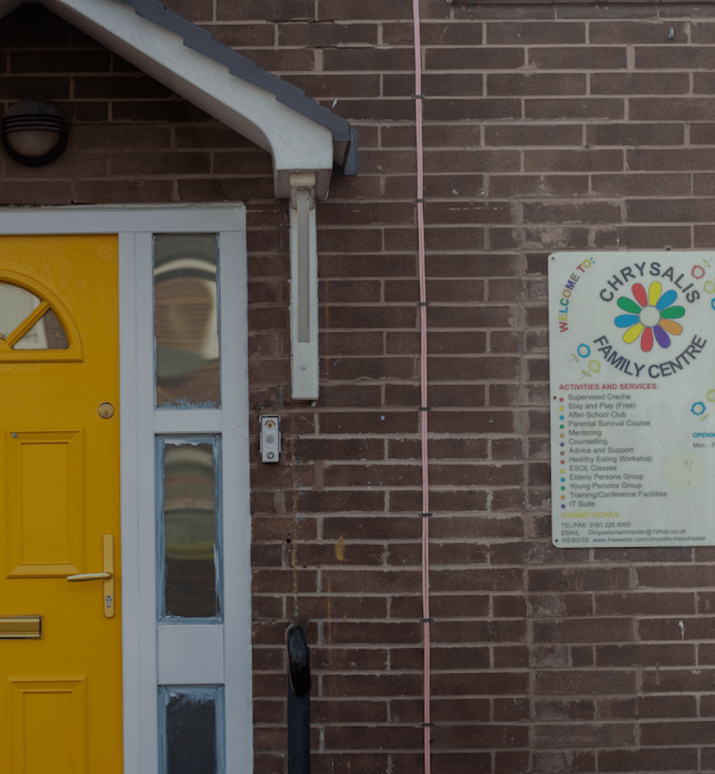 Chrysalis centre, a local community centre in Manchester