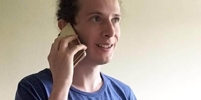 Calling from home Adam's calls