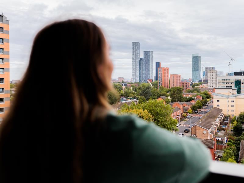 looking out from home