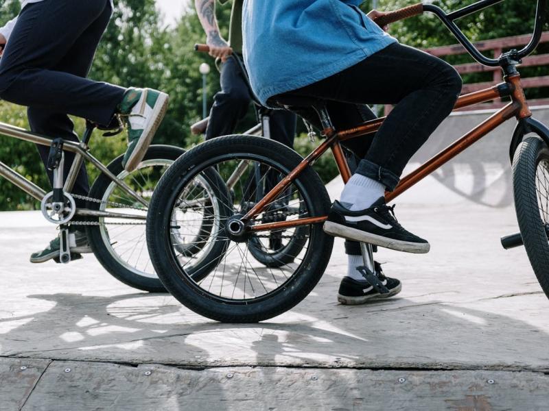 People on BMX bikes