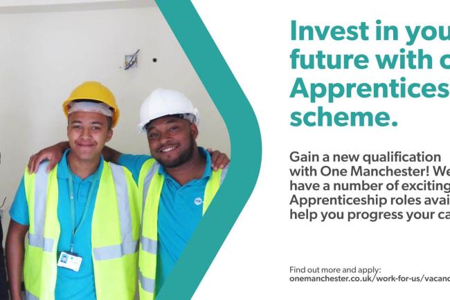 New Apprenticeship vacancies – apply to work with us now!